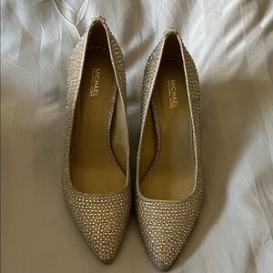 Michael Kors Glittering Gold Heels